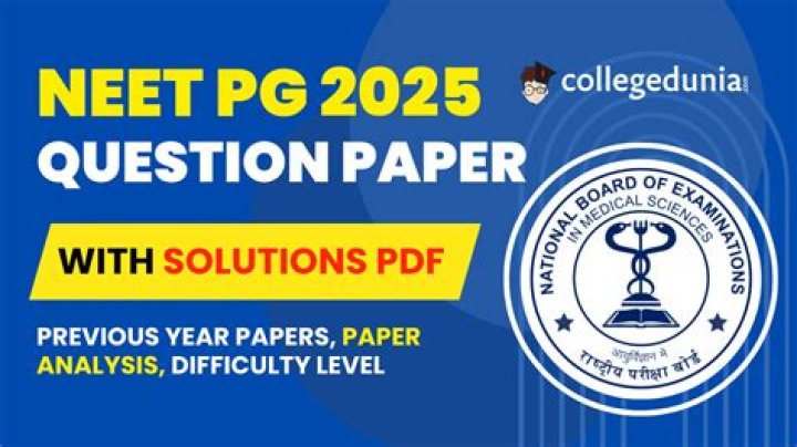 NEET PG 2025 Question Paper with Solutions PDF – Get Complete PDF Now