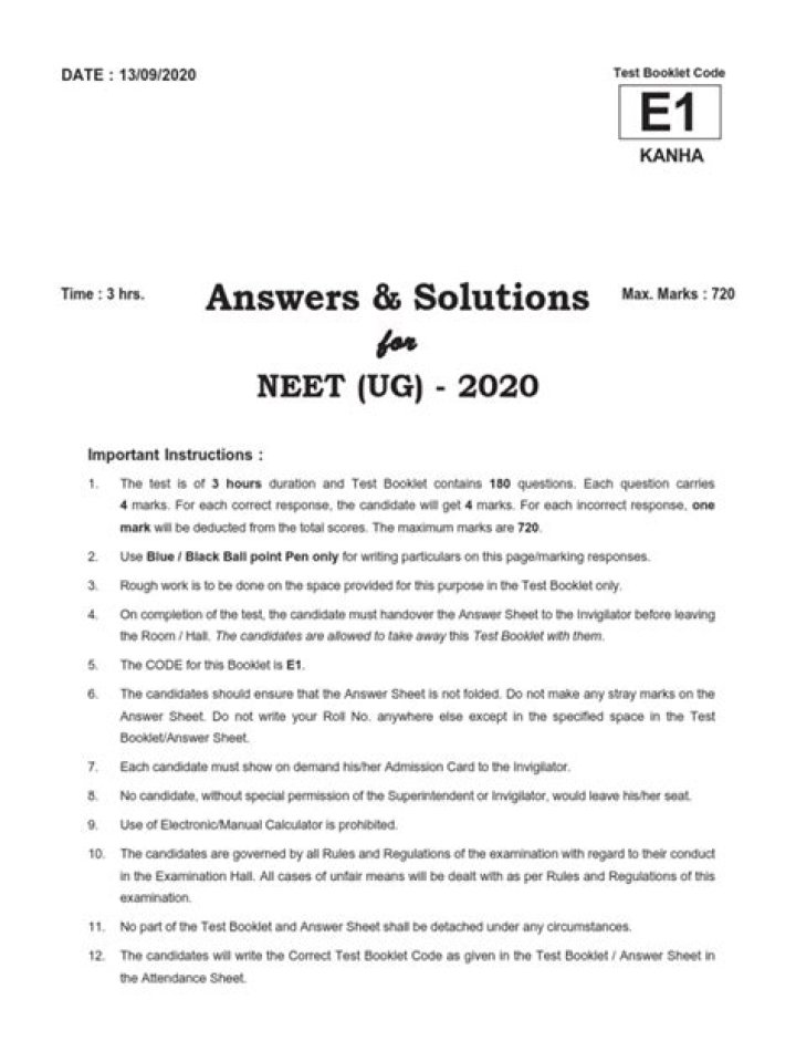 NEET Previous Year Question Papers PDF Download – Past Papers & Solved Solutions