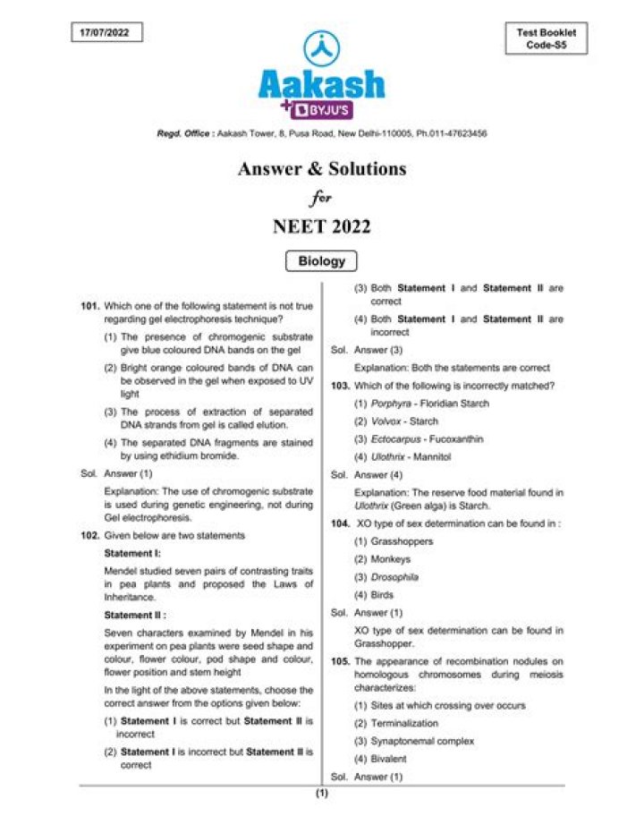NEET 2023 Question Paper PDF Download – Practice Papers & Solutions