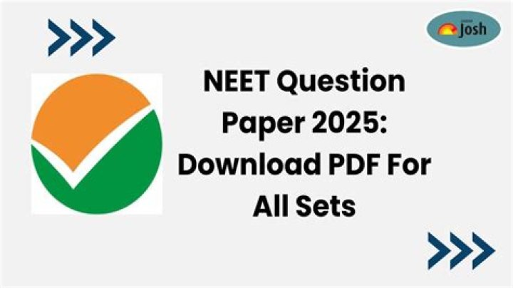 NEET UG 2025 Question Paper PDF Download Now