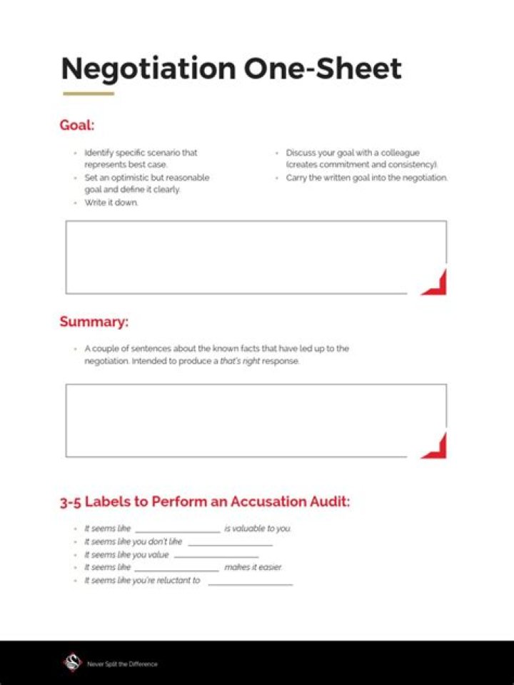 Negotiation One Sheet PDF: Master Business Deals Fast