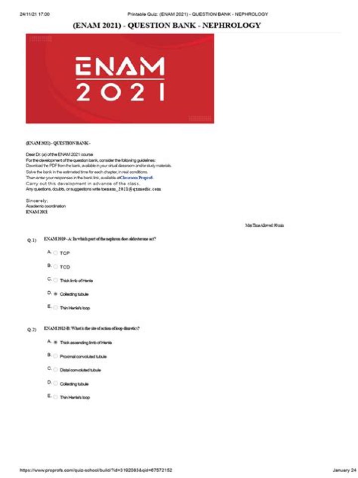 Comprehensive Nephrology Question Bank PDF for Medical Students