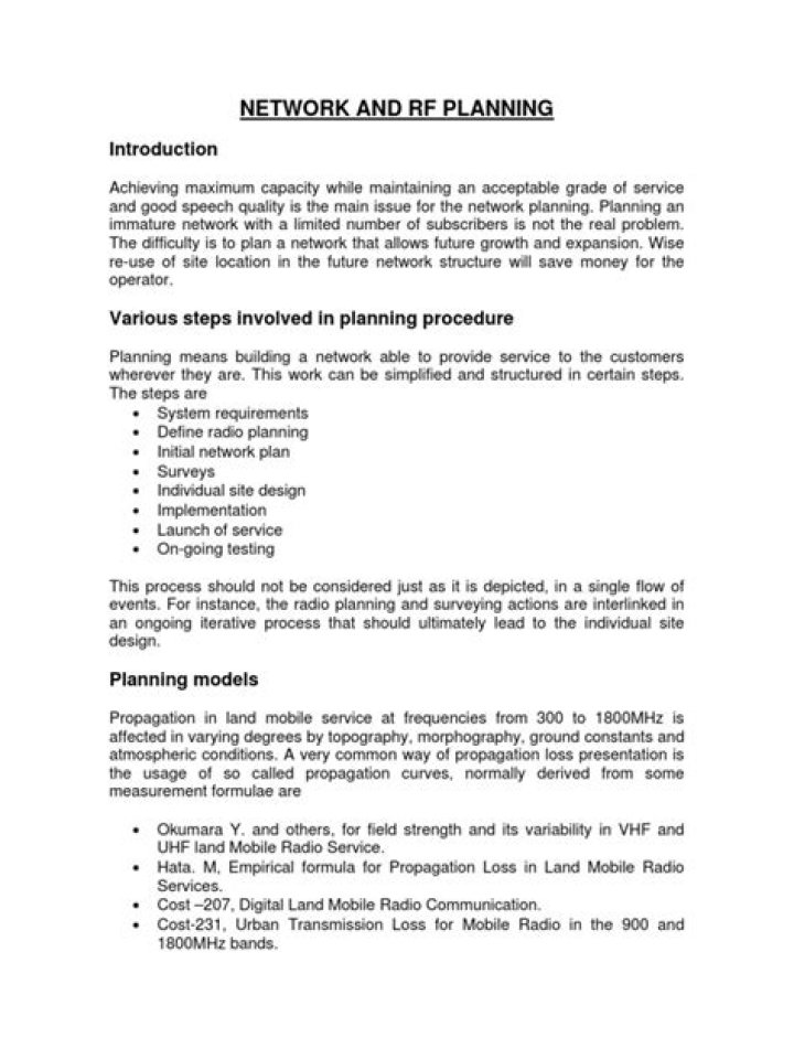 Network Planning PDF: Comprehensive Guide for Effective Infrastructure Design