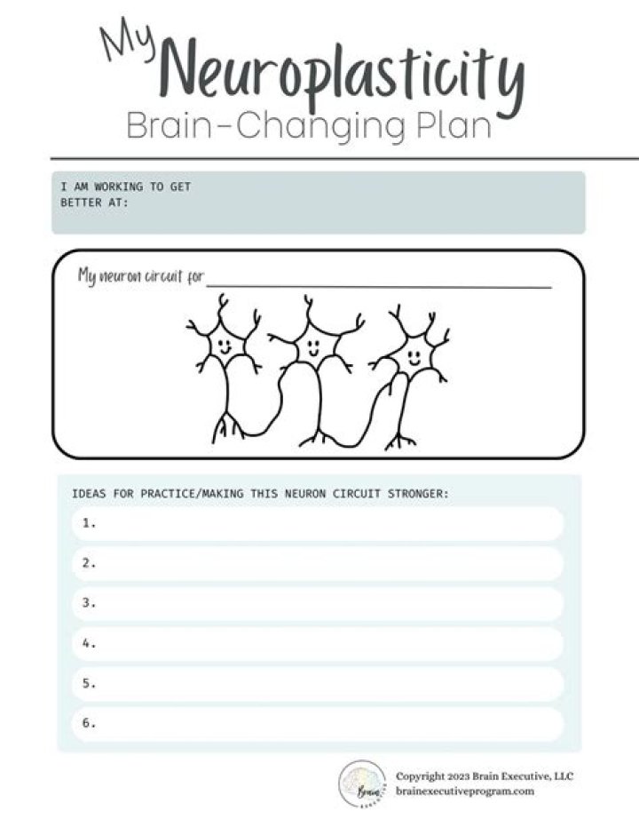 Free Neuroplasticity Worksheet PDF: Boost Brain Flexibility with Science-Backed Exercises
