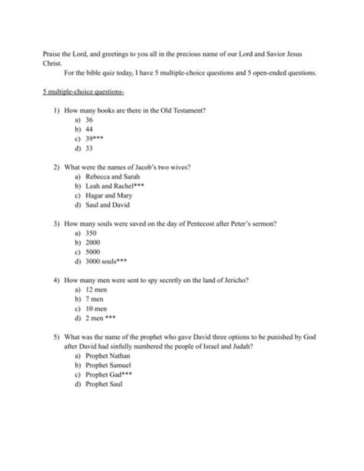New Testament Quiz Questions & Answers PDF – Test Your Knowledge