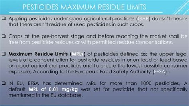 New York OCM Lab Testing Limits for Pesticides: Full Pesticide Limit PDF