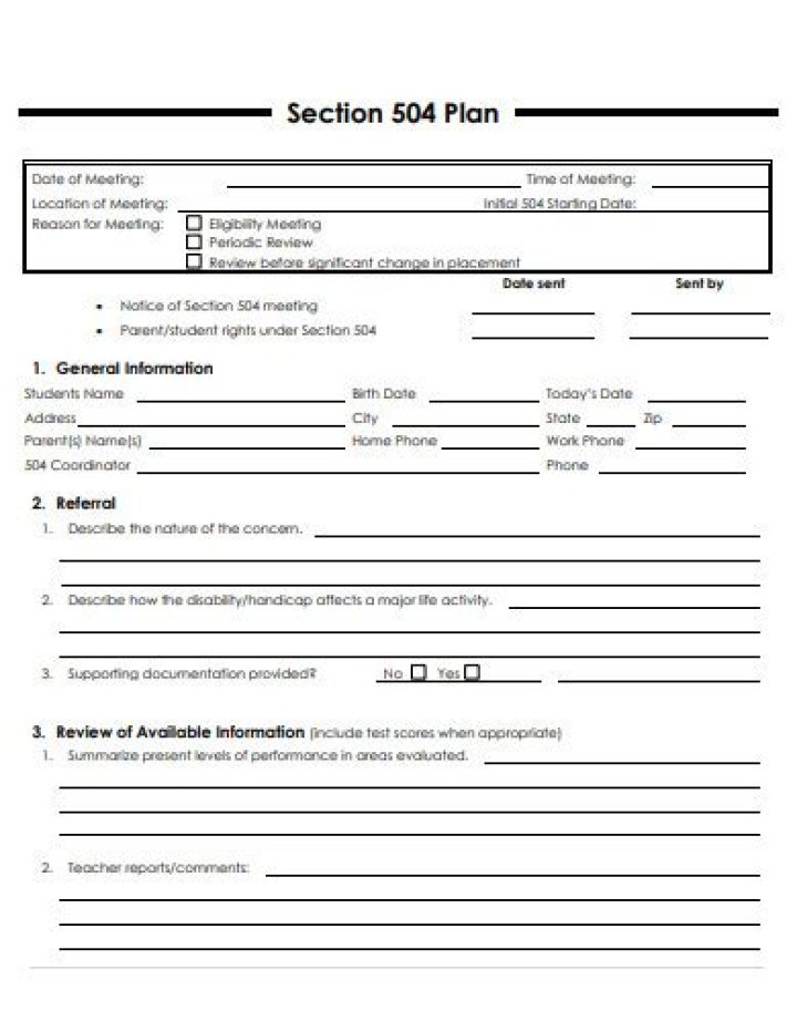 New York State 504 Plan PDF Guide – Official Documentation