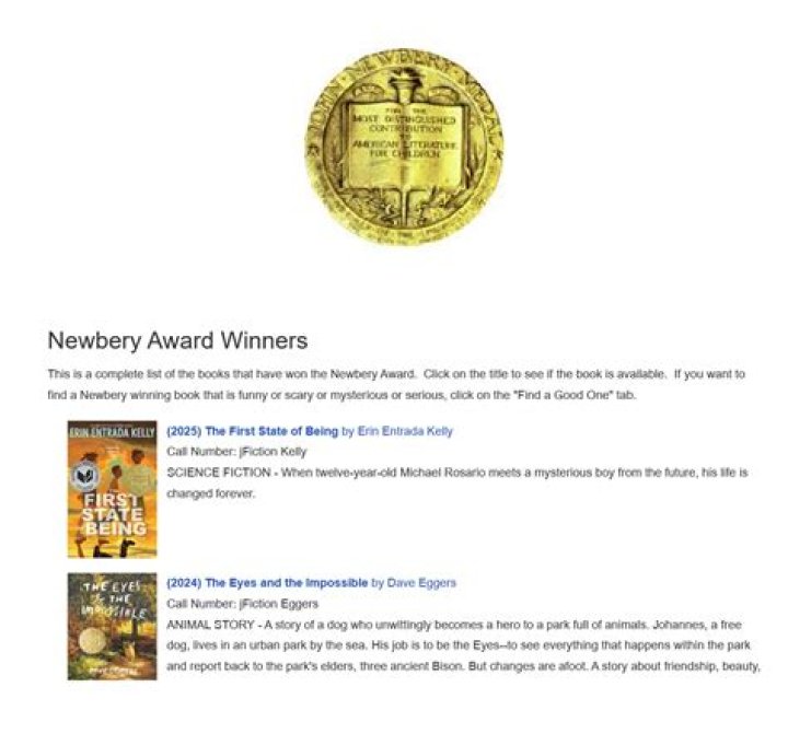 Newbery Award Winners List PDF: Complete Reading & Download