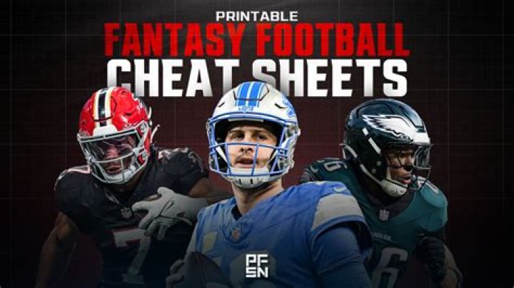 NFL Fantasy Cheat Sheet 2025: Ultimate PDF Guide for Better Drafts