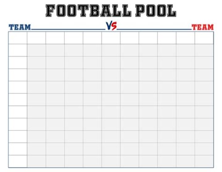NFL Football Pool Sheets Printable PDF – Instant Game Templates
