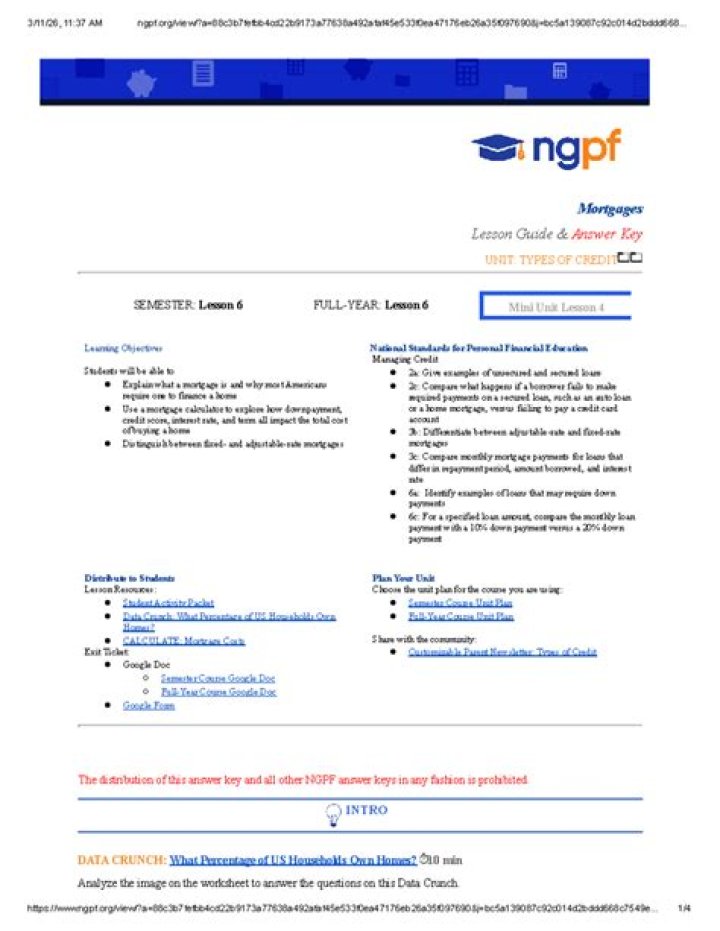 NGPF Investing Unit Test Answers PDF – Complete Guide & Solutions
