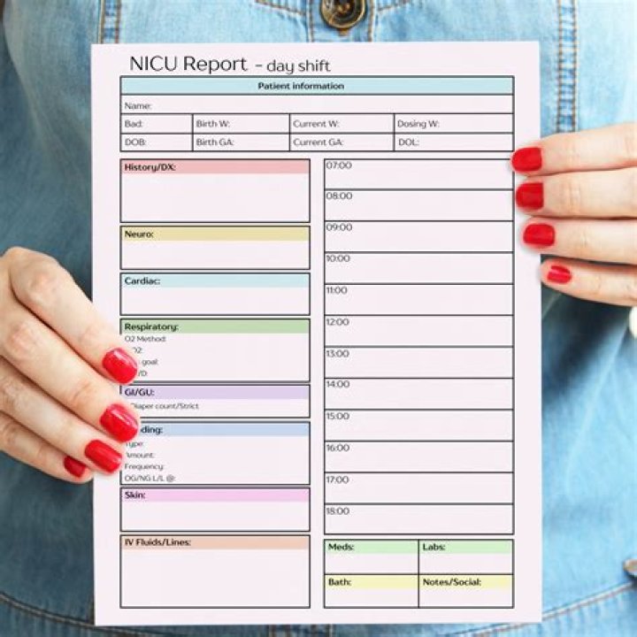 Download the Official NICU Report Sheet PDF for Your Baby’s Health