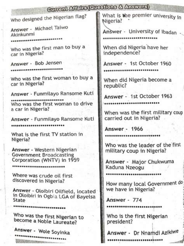 Nigeria Current Affairs Q&A PDF – Latest Updates & Exam-Ready Answers