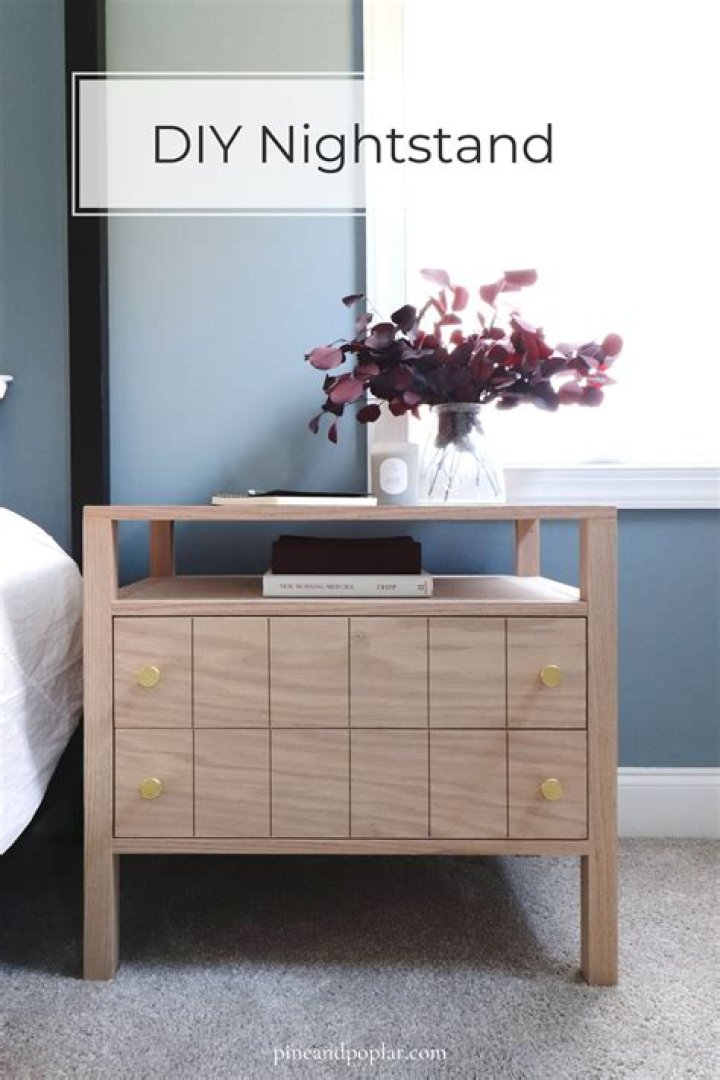 Nightstand Plans PDF: Free Downloadable Designs & Templates