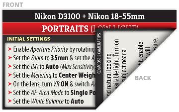 Nikon D3100 Cheat Sheet PDF Free – Quick Reference Guide