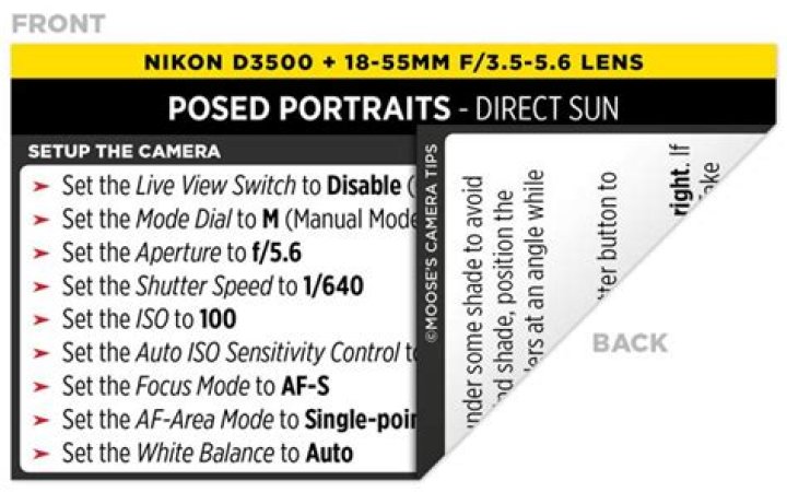 Nikon D3400 Cheat Sheet PDF – Free Download for Quick Reference