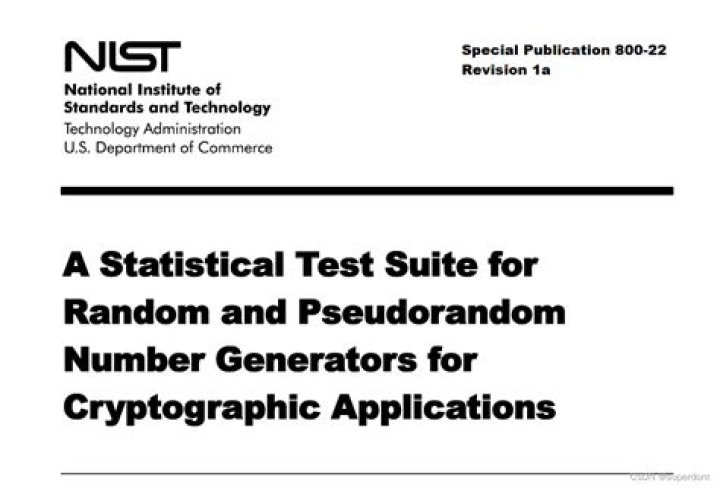 NIST SP 800-22 Statistical Test Suite Documentation PDF – Official Guide