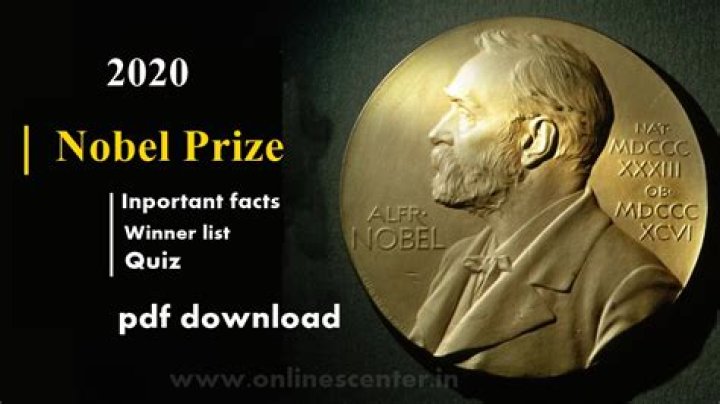 Nobel Prize 2020 Winners List PDF – Official Winners & Full Details