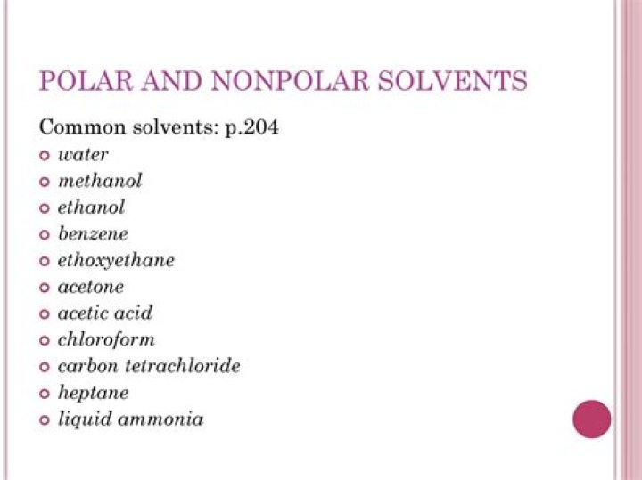 Non-Polar Solvent List PDF – Complete Safety and Use Guide