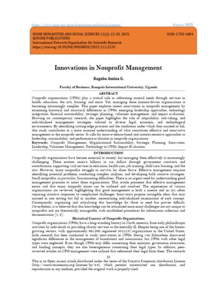 Master Nonprofit Management: Essential PDF Guide for Effective Leadership