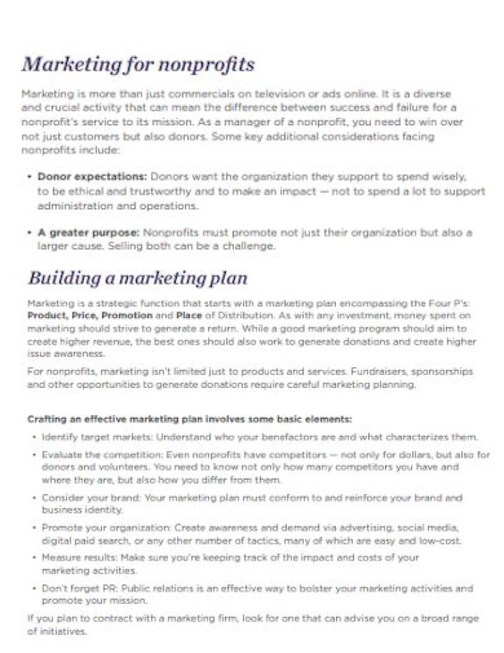 Nonprofit Marketing Plan PDF: Boost Donations & Engagement