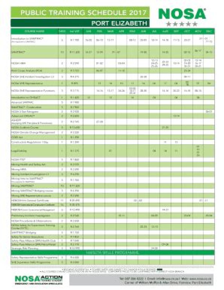 Nosa Price List PDF Download – Instant Access to Pricing