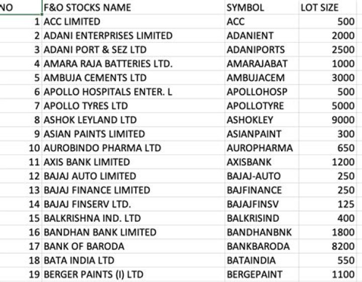 NSE F&O Stocks List PDF: Complete Trading Guide