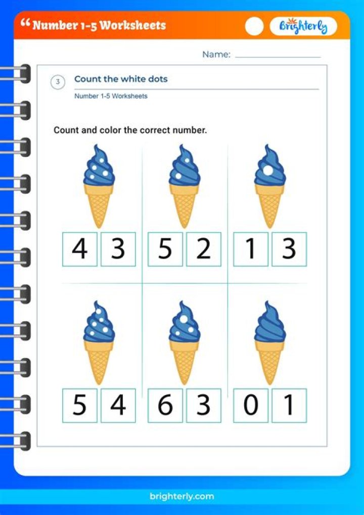 Free Numbers 1-5 Worksheets PDF – Download Instant Math Practice