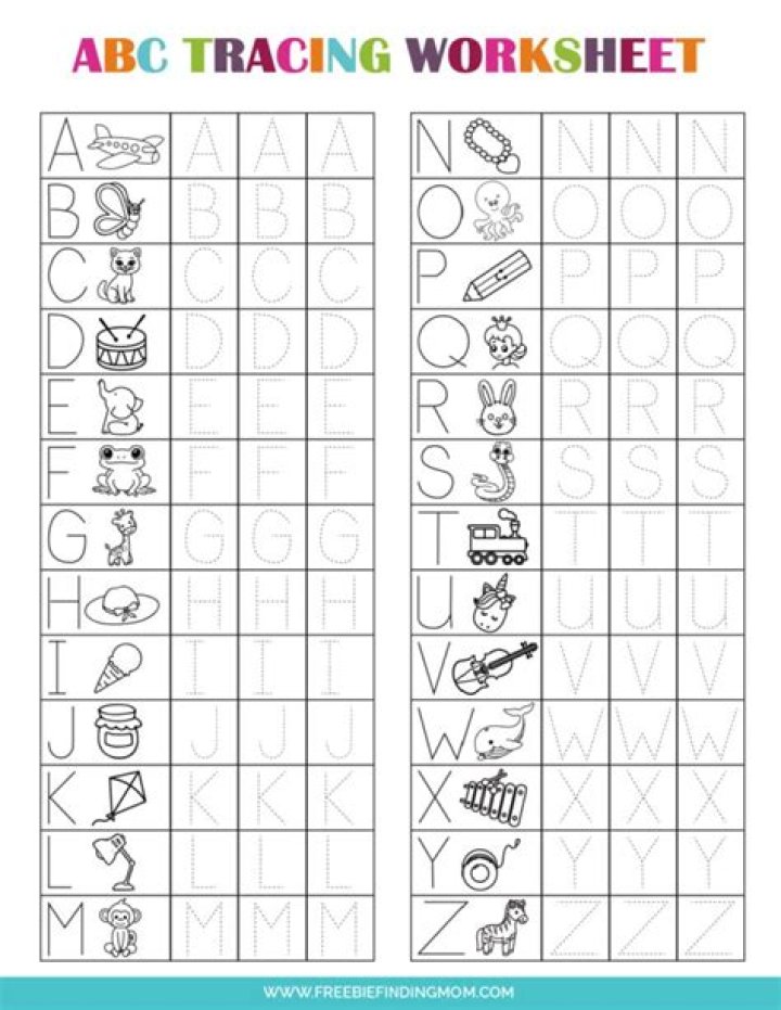 Free Nursery ABC Worksheets PDF – Download Printable Alphabet Activities