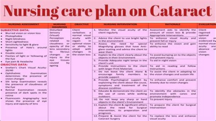 Nursing Care Plan for Cataract PDF: Essential Guide for Nurses