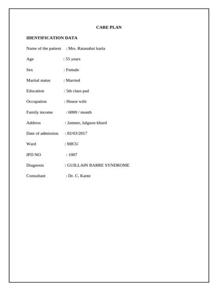 Nursing Care Plan for Guillain-Barré Syndrome – Free PDF Guide