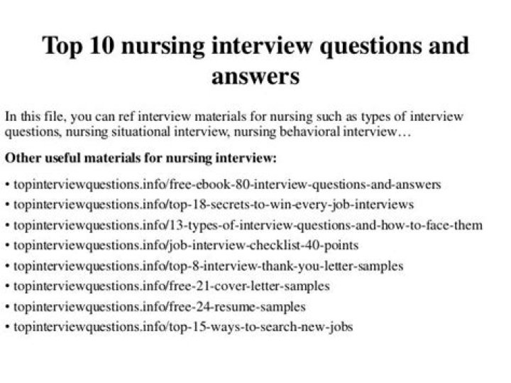 Nursing Care Worker Interview Questions and Answers PDF for Job Prep