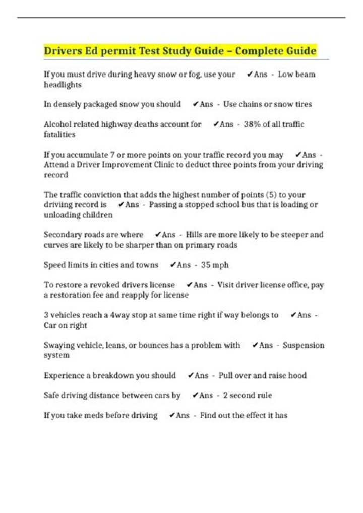 NY Permit Test Study Guide PDF – Complete Prep Resource