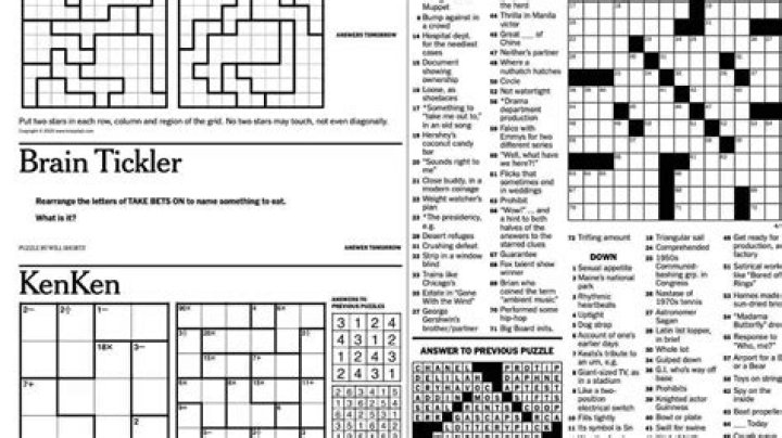 NYT Brain Tickler Answers Today – Instant PDF Reveal