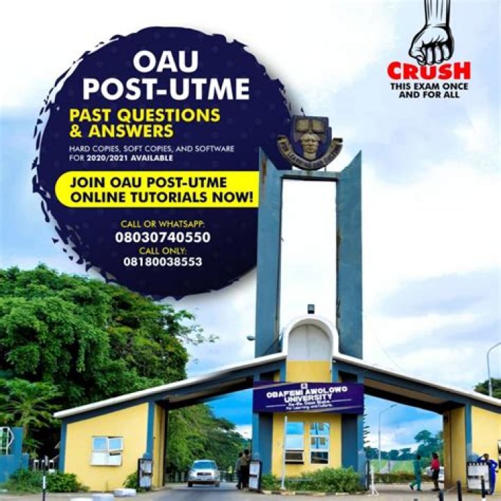 Oau Post Utme Past Questions PDF Download for UTME Success
