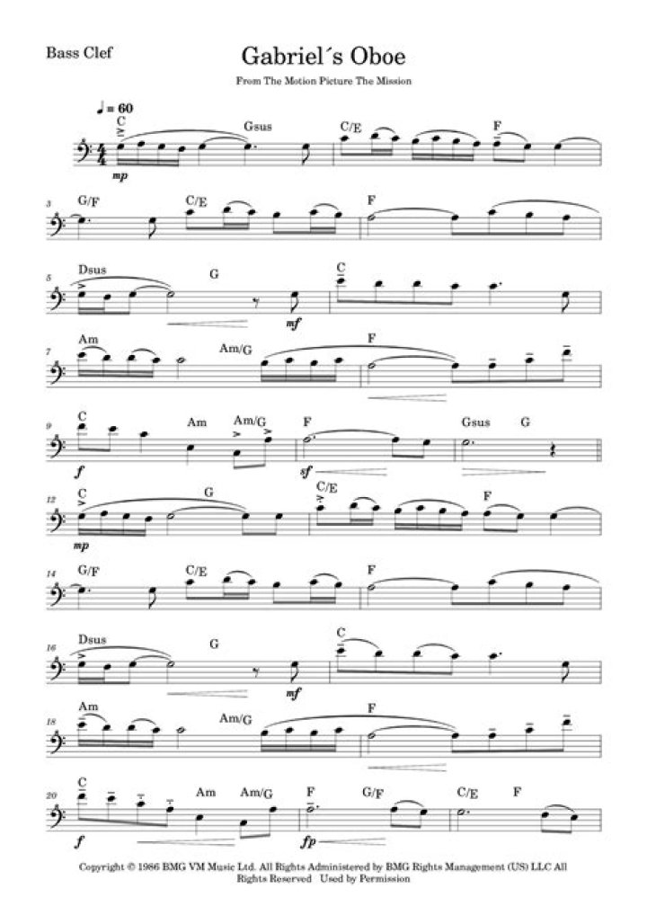 Download Free Oboe Sheet Music PDF – Easy-to-Play Scores
