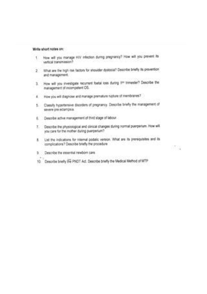 Free Obstetrics & Gynaecology Question Bank PDF – Download Now