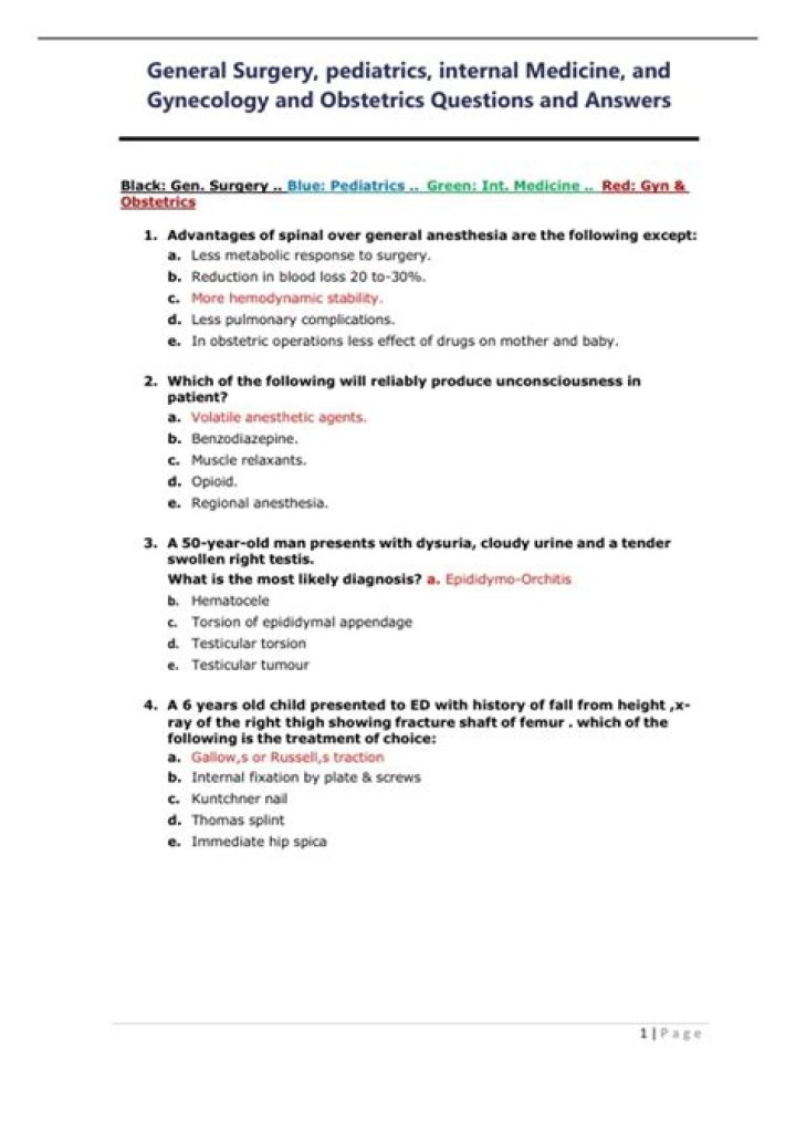 Essential Obstetrics Questions and Answers PDF for Medical Students