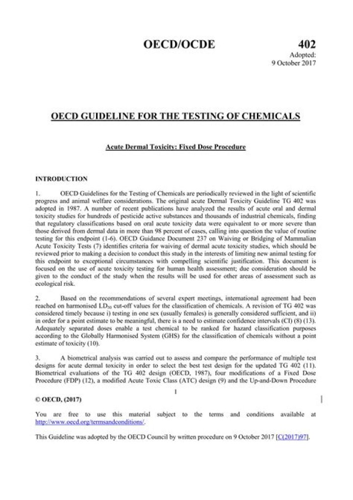 OECD Guidelines for Testing Chemicals: Essential PDF Guidelines & Compliance