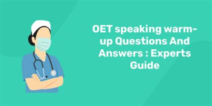 OET Speaking Warm-Up Questions & Answers PDF: Ready Your Speaking Skills