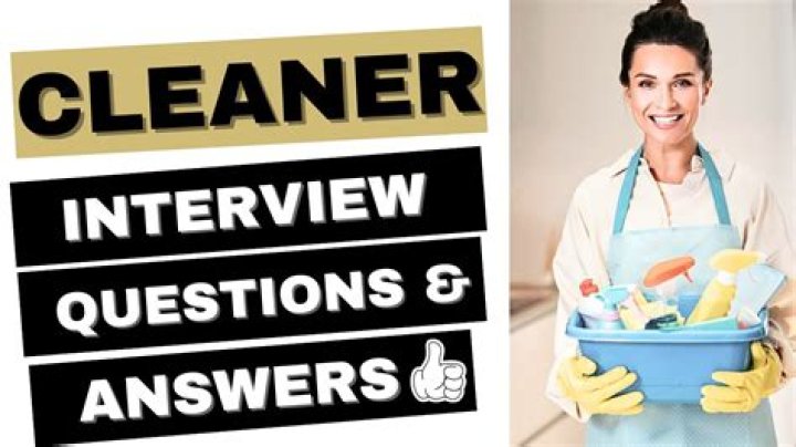 Office Cleaner Interview Questions & Answers PDF Guide
