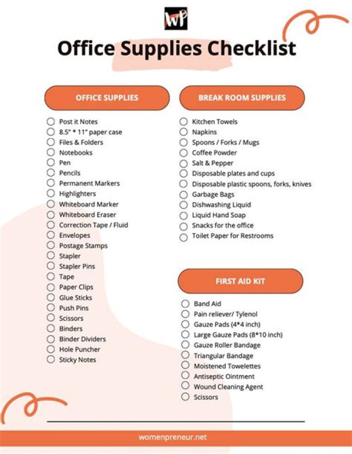 Free Office Supplies List PDF: Essential Items for Every Workspace