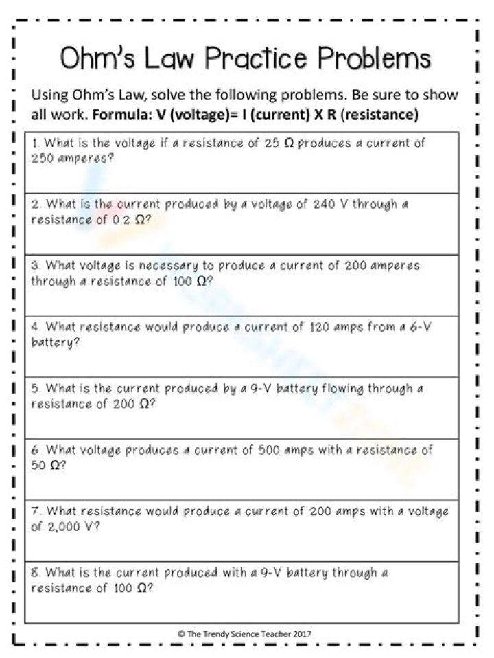 Ohm’s Law Questions and Answers PDF – Expert Study Guide