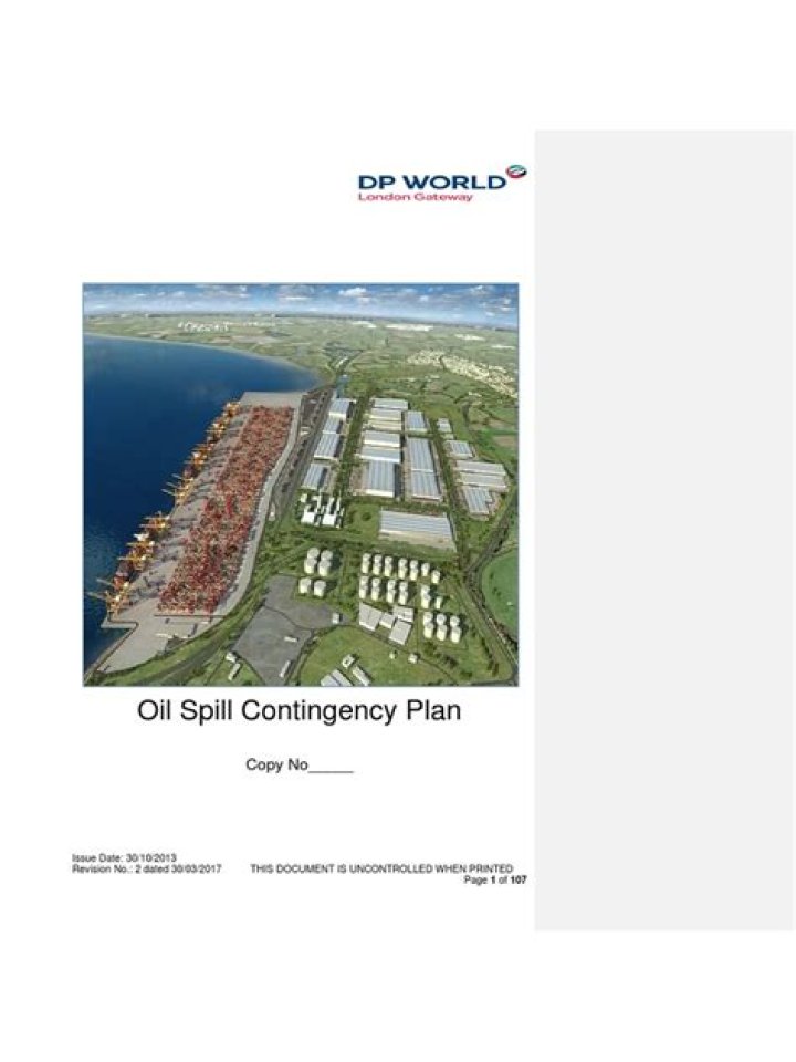 Oil Spill Contingency Plan PDF: Emergency Response Guide
