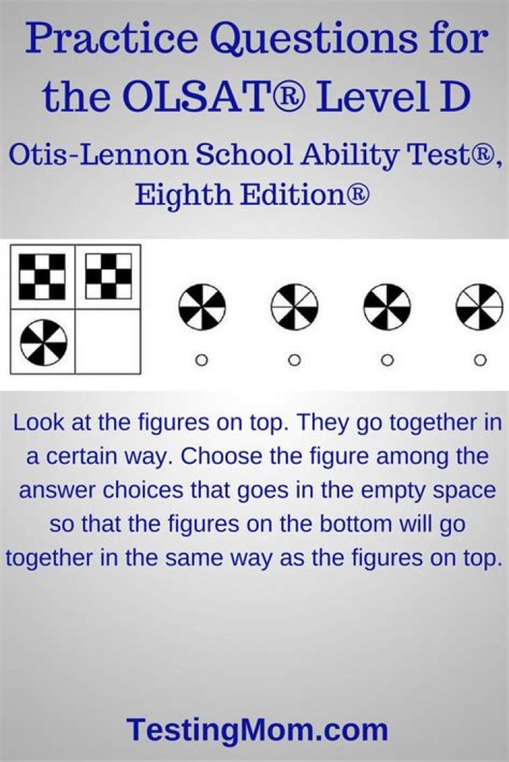OLSAT Level D Practice Test PDF: Boost Your Child’s Success