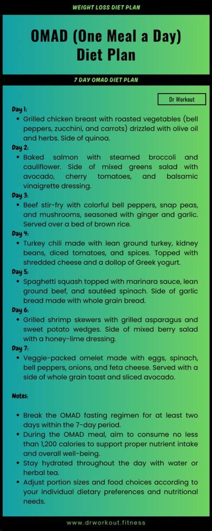 OMAD Vegetarian Meal Plan PDF – Full Daily Guide