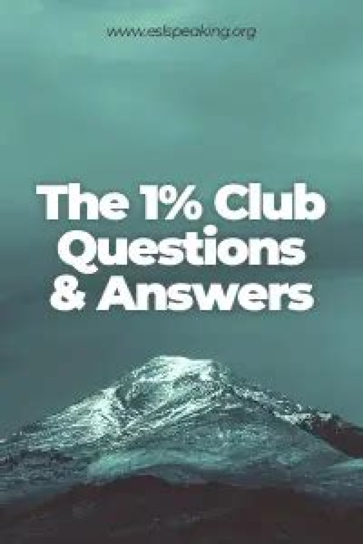 One Percent Club Questions & Answers PDF: Expert Answers Inside