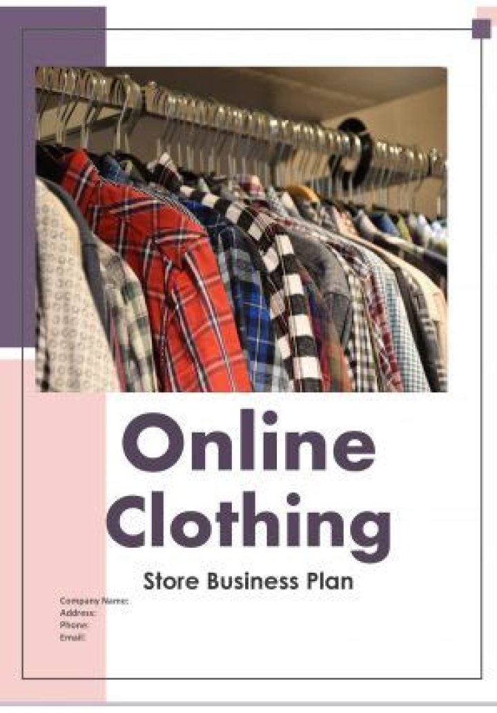 Launch Your Online Clothing Store with a Professional Business Plan PDF