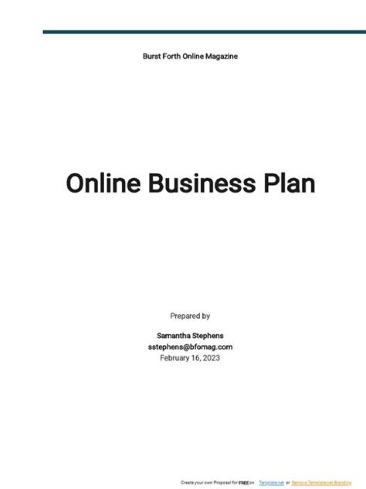 Build Your Online Magazine Business: Complete PDF Business Plan