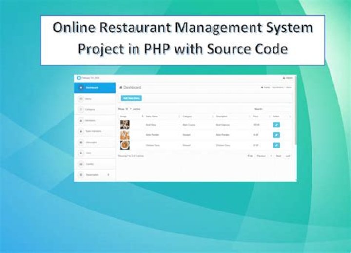 Online Restaurant Management System Project PDF for Seamless Operations